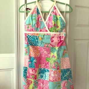 Vintage Lilly Pulitzer halter style dress
